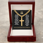 To My Son - Forever Proud of You - Cross Necklace