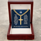 To My Son - The Courage to Begin Again - Cross Necklace